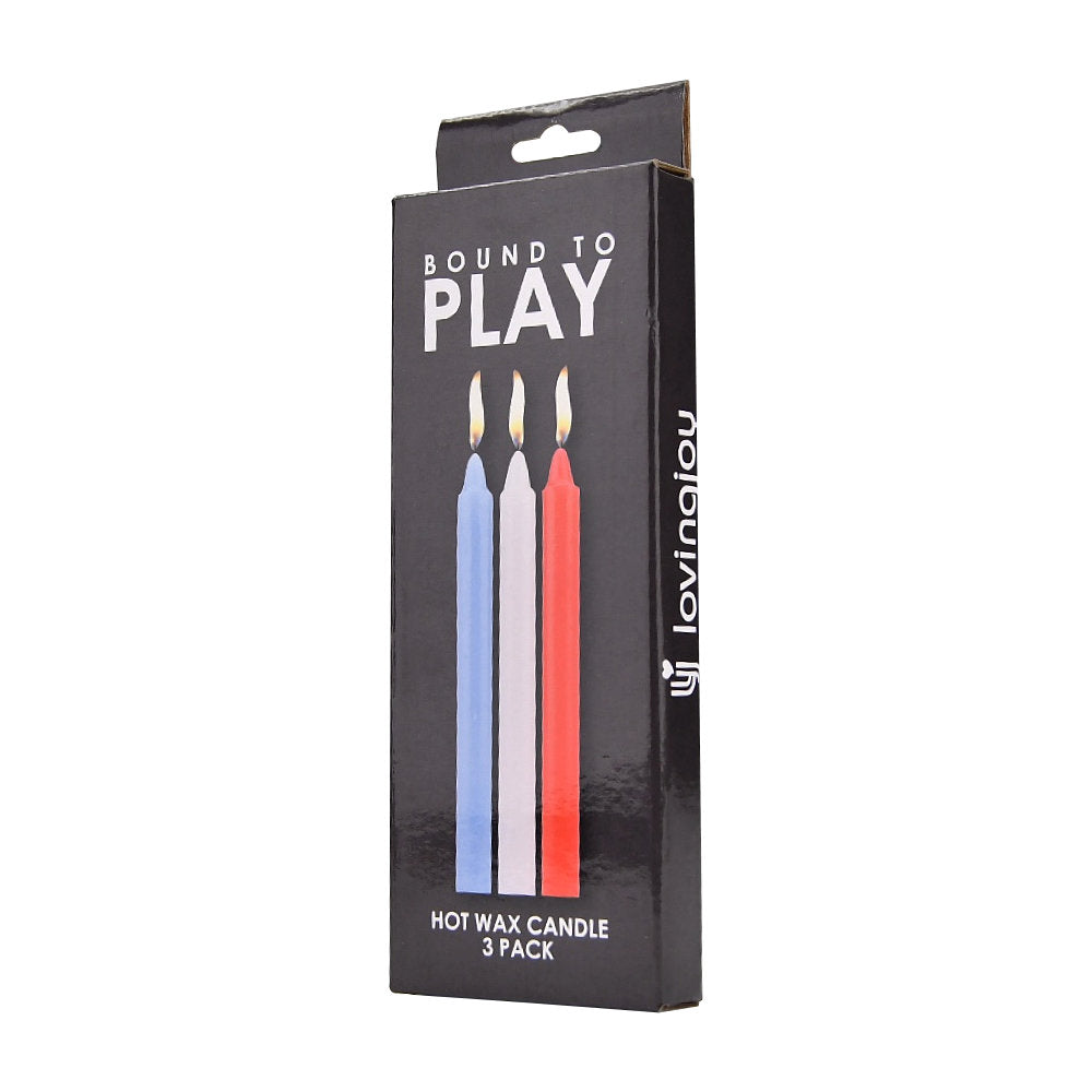 Bound to Play. Hot Wax Candles (3 Pack) - Allure Adornments