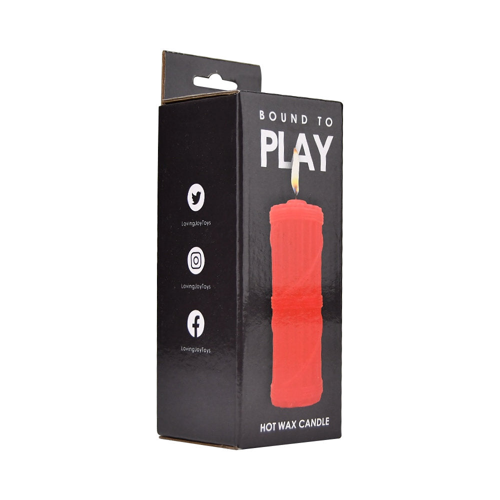 Bound to Play. Hot Wax Candle Red - Allure Adornments