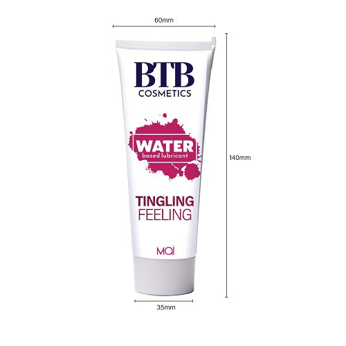 BTB Water Based Tingling Effect Lubricant 100ml - Allure Adornments