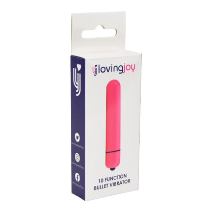 Loving Joy 10 Function Pink Bullet Vibrator - Allure Adornments