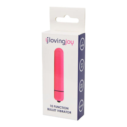 Loving Joy 10 Function Pink Bullet Vibrator - Allure Adornments
