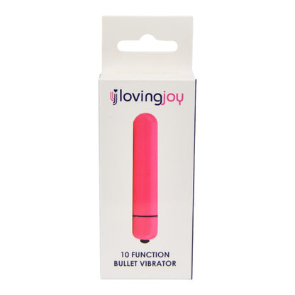 Loving Joy 10 Function Pink Bullet Vibrator - Allure Adornments