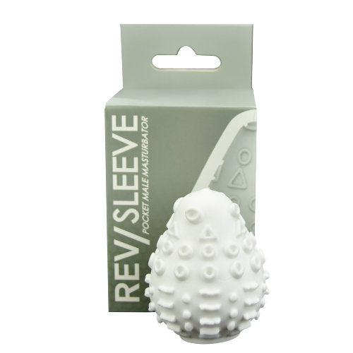 Rev-Sleeves Egg-Shaped Masturbator Wavy - Allure Adornments