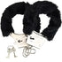 Loving Joy Furry Handcuffs Black
