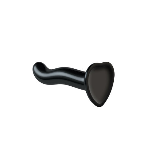 Strap-on-Me P&amp;G Spot Dildo Medium Black - Allure Adornments