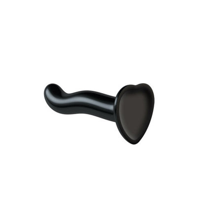 Strap-on-Me P&amp;G Spot Dildo Medium Black - Allure Adornments