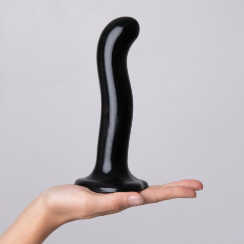 Strap-on-Me P&amp;G Spot Dildo Small Black - Allure Adornments