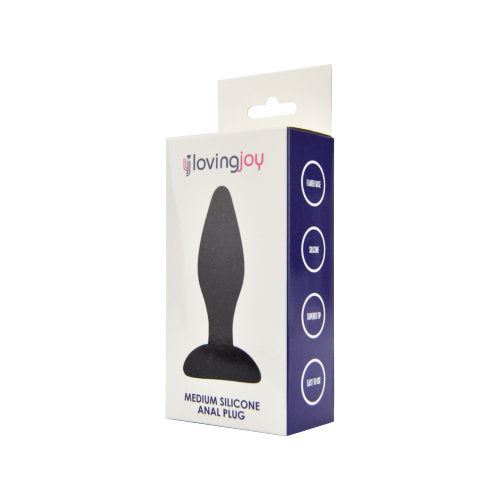 Loving Joy Silicone Anal Plug Medium - Allure Adornments