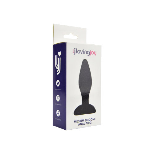 Loving Joy Silicone Anal Plug Medium - Allure Adornments