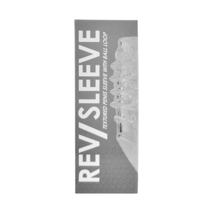 Rev-Sleeves Textured Penis Sleeve with Ball Loop - Allure Adornments