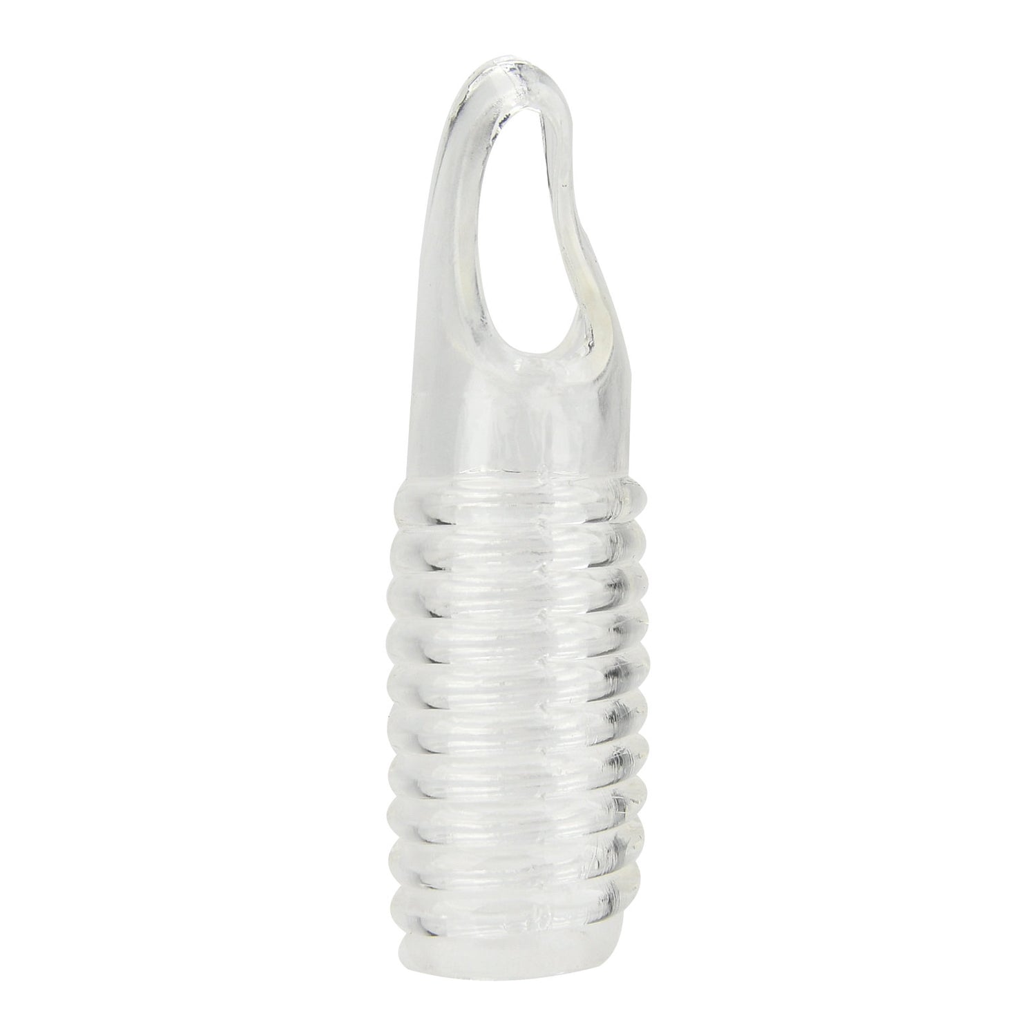 Rev-Sleeves Ribbed Penis Sleeve with Ball Loop - Allure Adornments