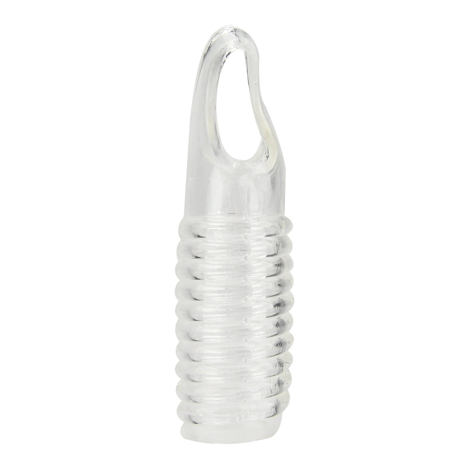 Rev-Sleeves Ribbed Penis Sleeve with Ball Loop - Allure Adornments