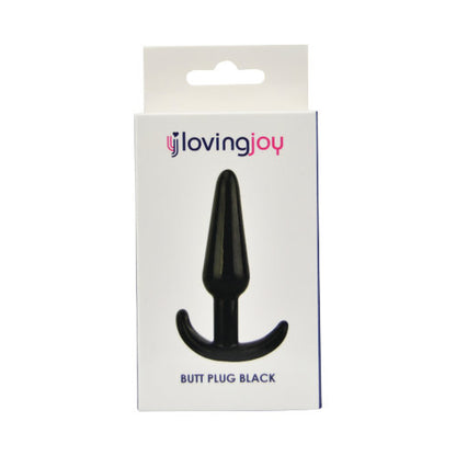 Loving Joy Butt Plug Black - Allure Adornments