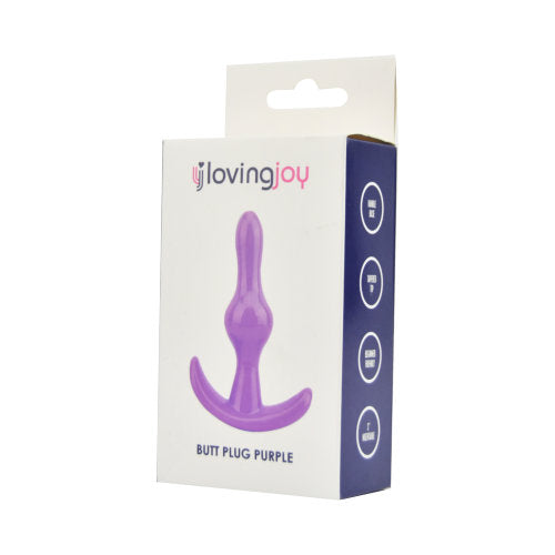 Loving Joy Butt Plug Purple - Allure Adornments