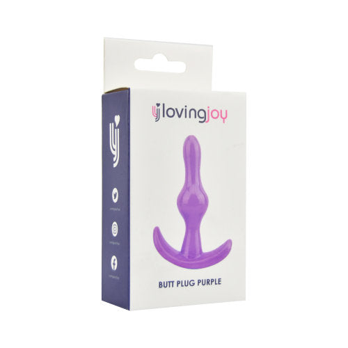 Loving Joy Butt Plug Purple - Allure Adornments