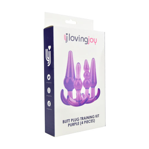 Loving Joy Butt Plug Training Kit Purple - Allure Adornments