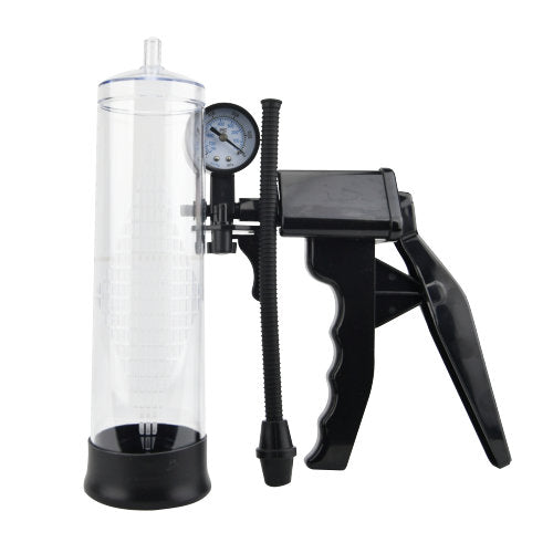 Rev-Pump Gauge Pistol Grip Penis Pump - Allure Adornments