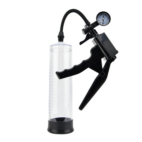 Rev-Pump Gauge Pistol Grip Penis Pump - Allure Adornments