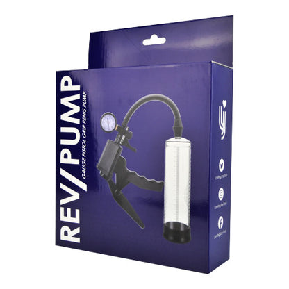 Rev-Pump Gauge Pistol Grip Penis Pump - Allure Adornments