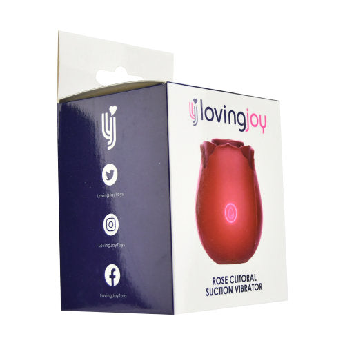 Loving Joy Rose Toy Clitoral Suction Vibrator - Allure Adornments