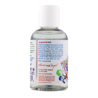 Sliquid Sparkle H20 Waterbased Lubricant-125ml - Allure Adornments