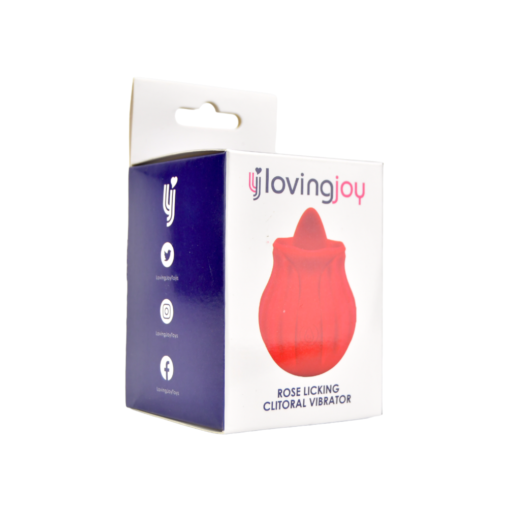 Loving Joy Rose Licking Clitoral Vibrator - Allure Adornments