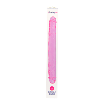 Loving Joy 12 Inch Double Dildo Pink - Allure Adornments