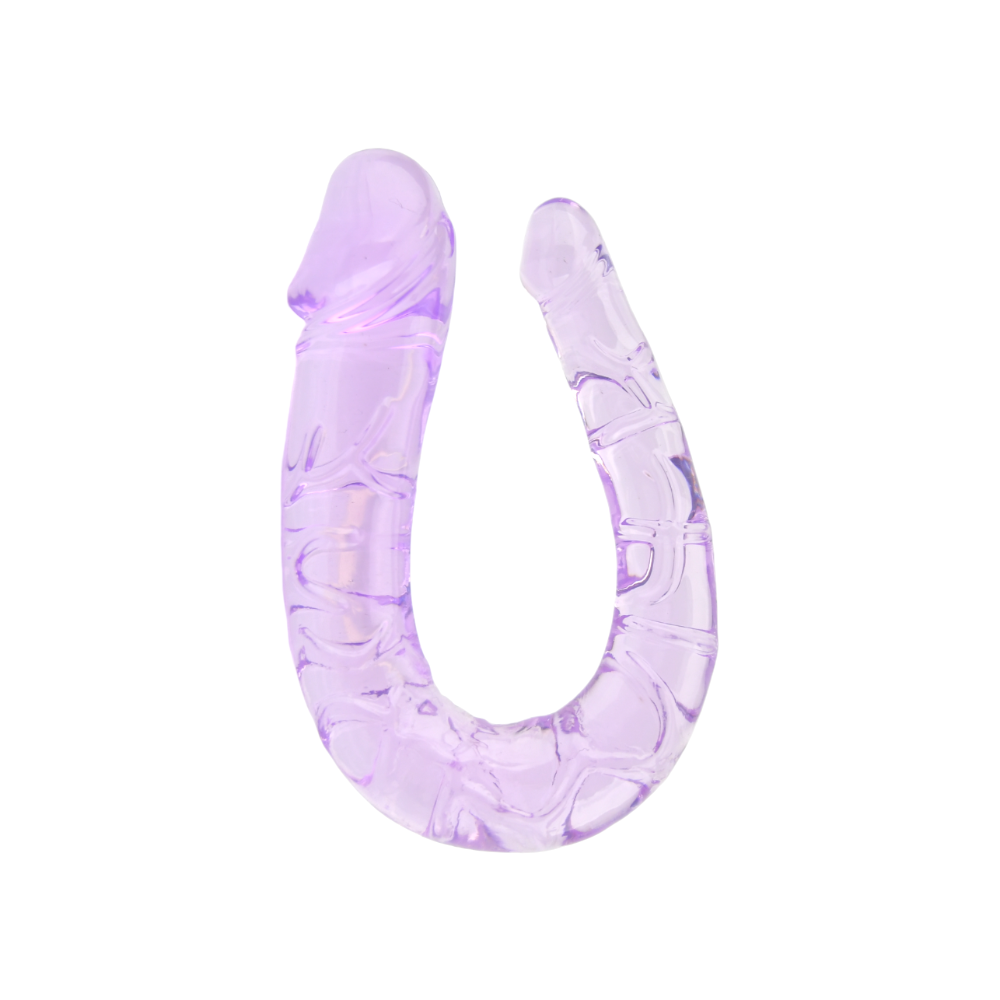 Loving Joy Double Mini Dildo Purple - Allure Adornments