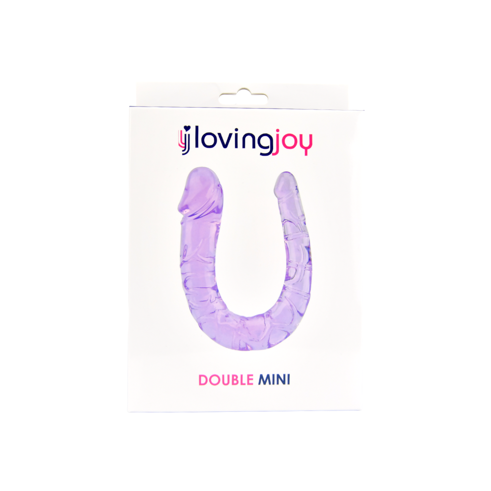 Loving Joy Double Mini Dildo Purple - Allure Adornments
