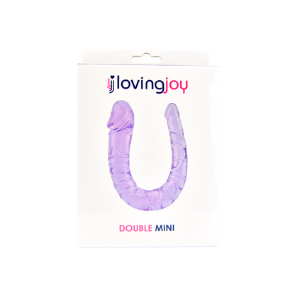Loving Joy Double Mini Dildo Purple - Allure Adornments