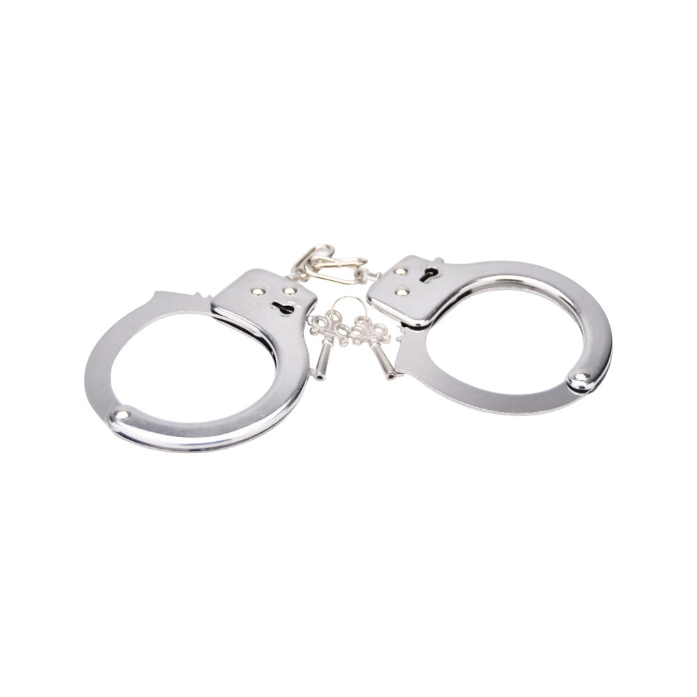 Bound to Play. Heavy Duty Metal Handcuffs - Allure Adornments