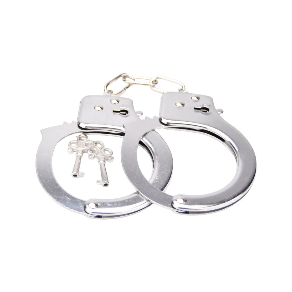 Bound to Play. Heavy Duty Metal Handcuffs - Allure Adornments