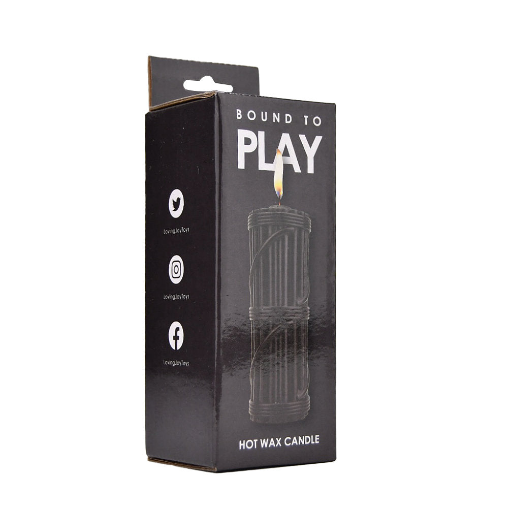 Bound to Play. Hot Wax Candle Black - Allure Adornments