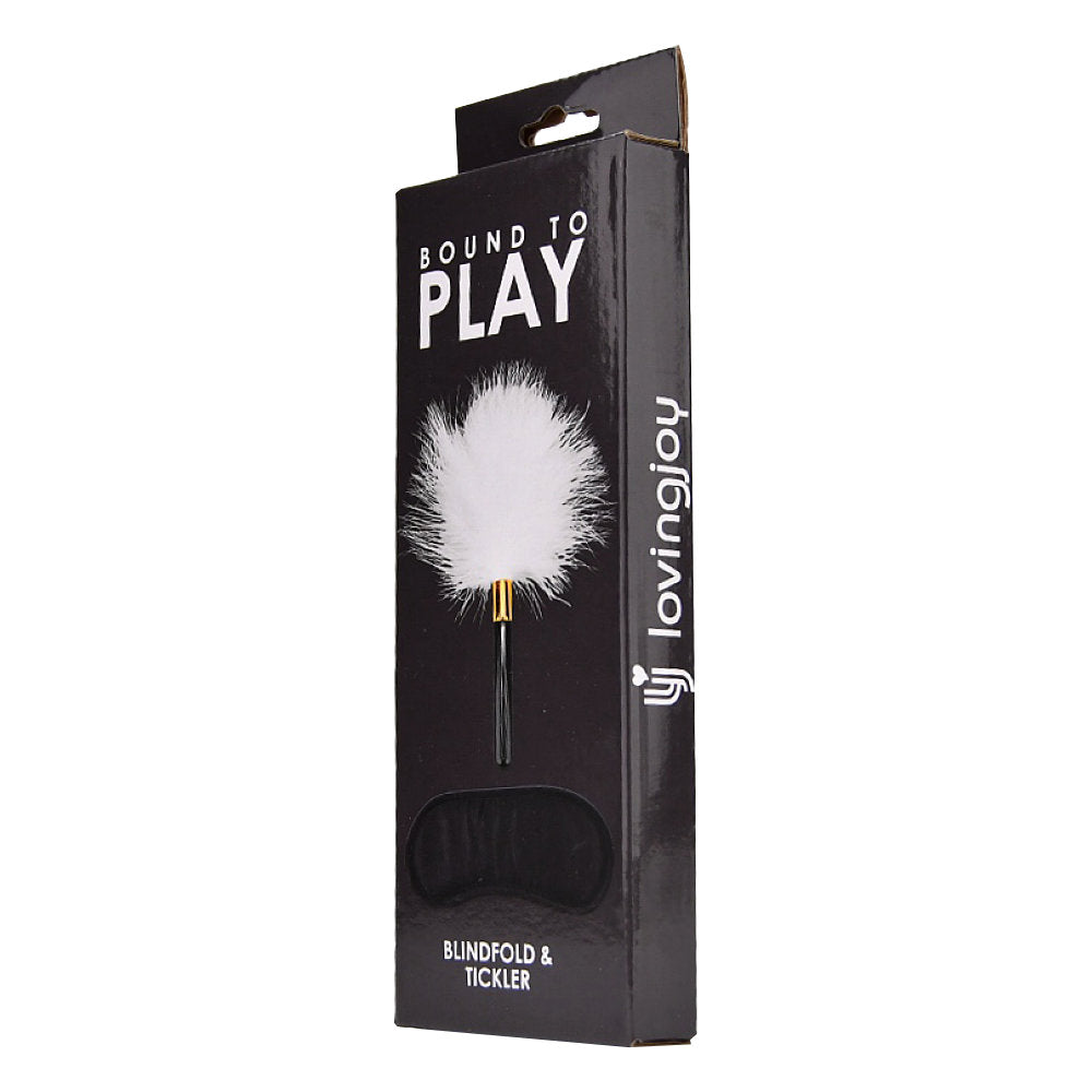Bound to Play. Eye Mask and Feather Tickler Play Kit - Allure Adornments