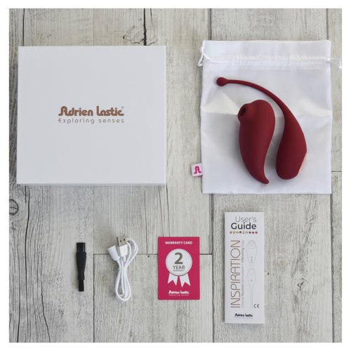 Adrien Lastic Inspiration Clitoral Suction Stimulator and Vibrating Egg - Allure Adornments