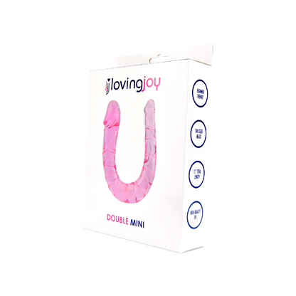 Loving Joy Double Mini Dildo Pink - Allure Adornments