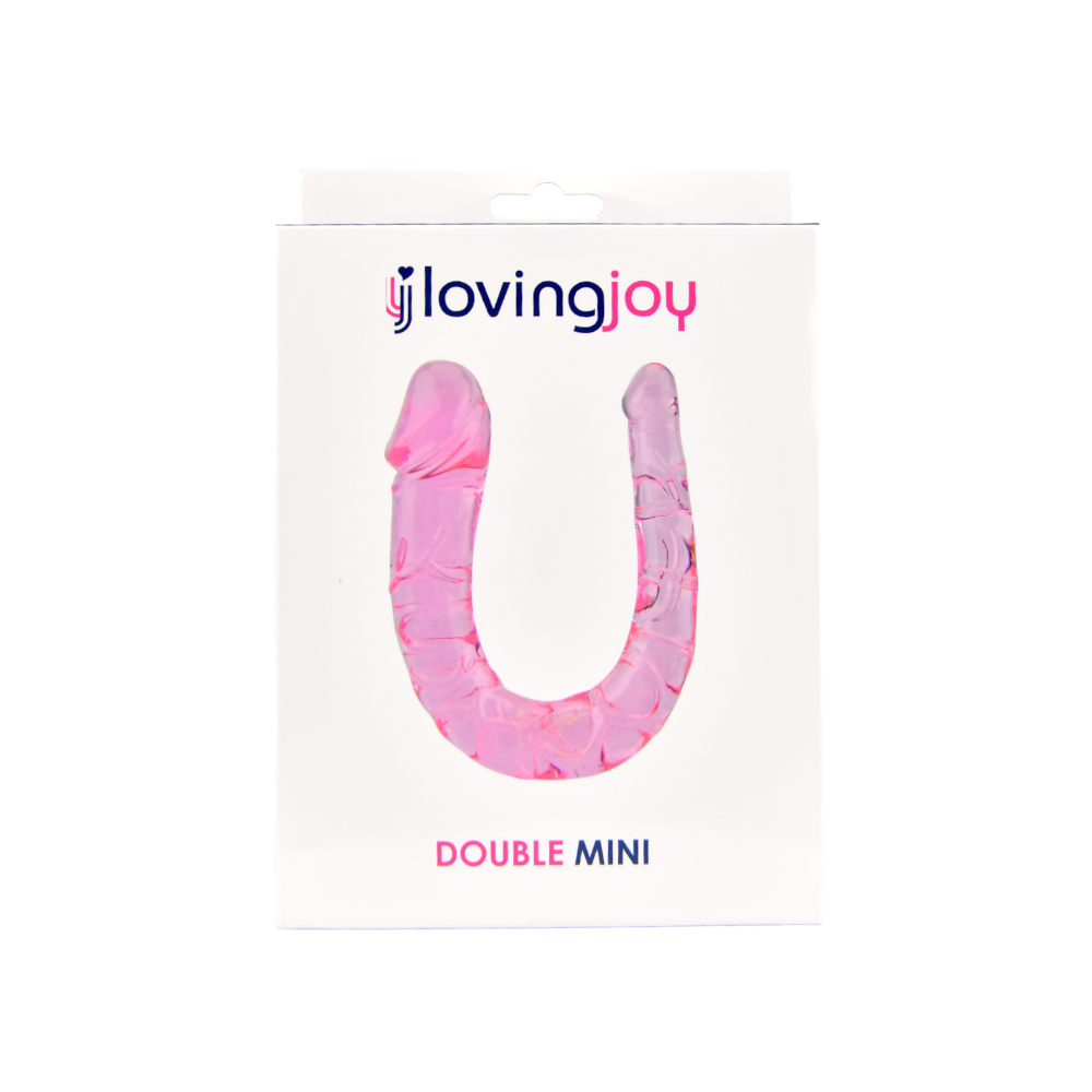 Loving Joy Double Mini Dildo Pink - Allure Adornments