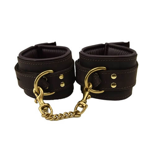 BOUND Nubuck Leather Wrist Restraints - Allure Adornments