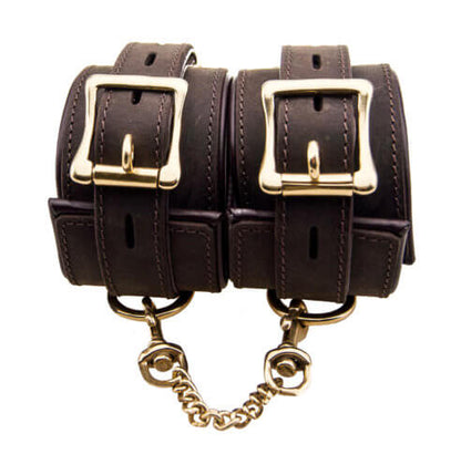 BOUND Nubuck Leather Wrist Restraints - Allure Adornments