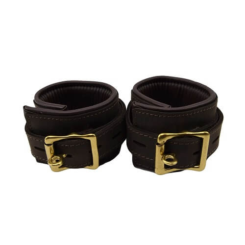 BOUND Nubuck Leather Wrist Restraints - Allure Adornments