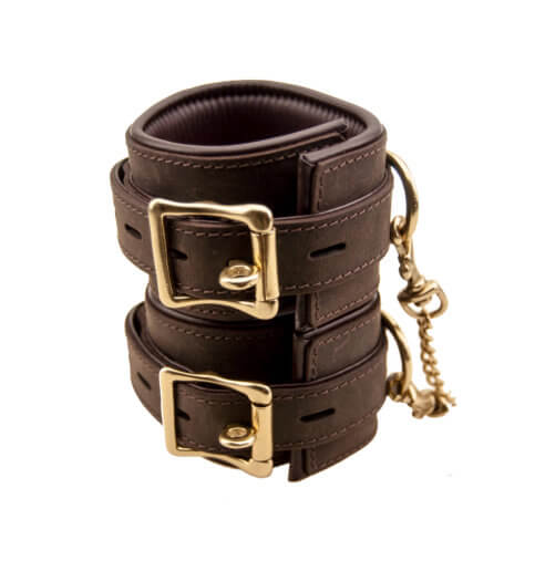 BOUND Nubuck Leather Wrist Restraints - Allure Adornments