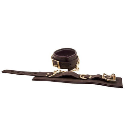 BOUND Nubuck Leather Ankle Restraints - Allure Adornments