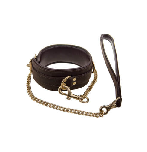 BOUND Nubuck Leather Leash - Allure Adornments