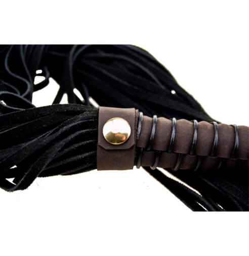 BOUND Nubuck Leather Flogger - Allure Adornments