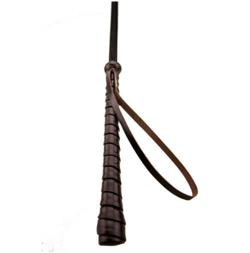 BOUND Nubuck Leather Heart-Shaped Crop - Allure Adornments