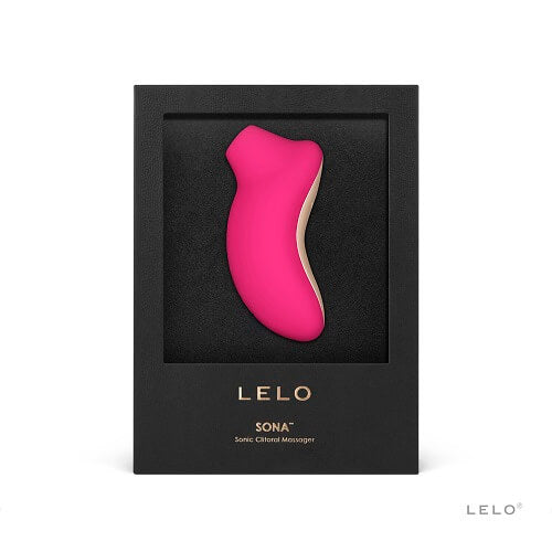 LELO SONA Sonic Clitoral Massager - Cerise - Allure Adornments