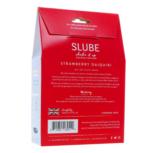 Slube Strawberry Daiquiri Water Based Bath Gel 500g - Allure Adornments