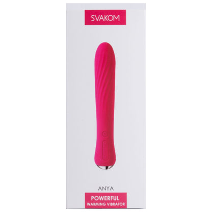 Svakom Anya Rechargeable Warming Silicone Vibrator - Allure Adornments