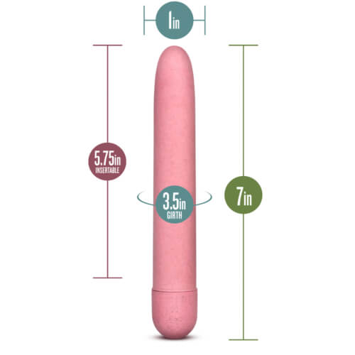 Gaia Biodegradable Eco Vibrator Pink - Allure Adornments