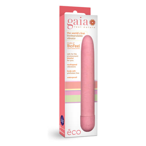 Gaia Biodegradable Eco Vibrator Pink - Allure Adornments